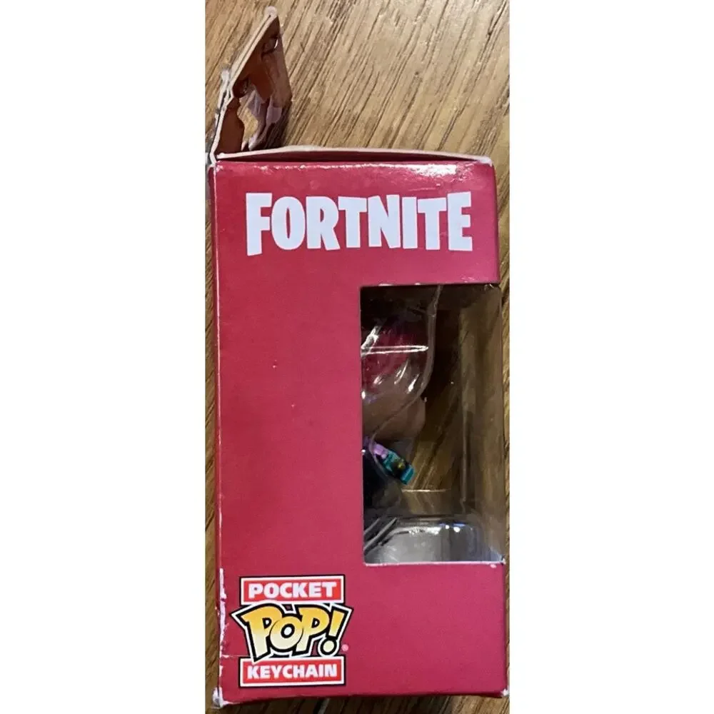 New Open Box 2018 Funko POP Keychain ~ Fortnite Brite Bomber ~ Official QR Code